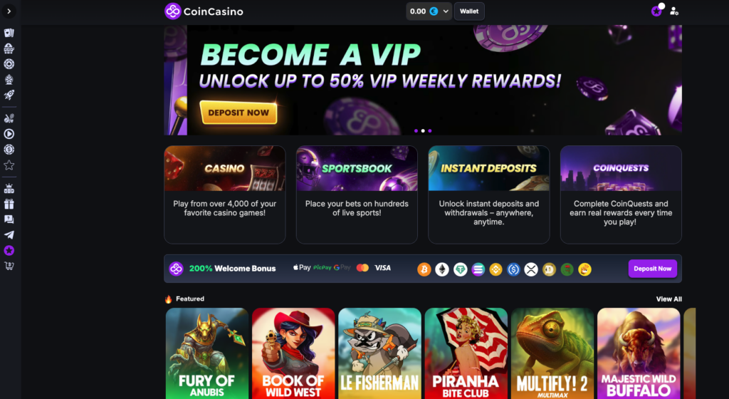 CoinCasino online casino in Morocco