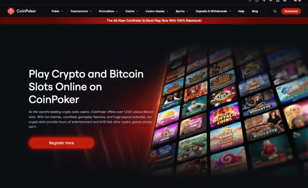 CoinPoker online casino Morocco