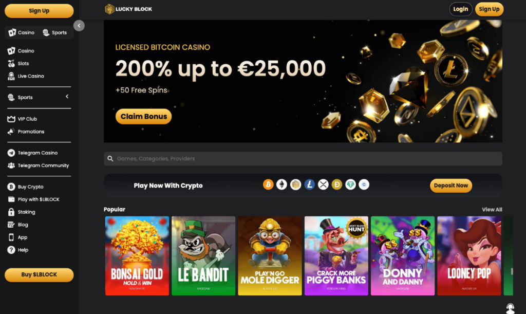 LuckyBlock Morocco online casino